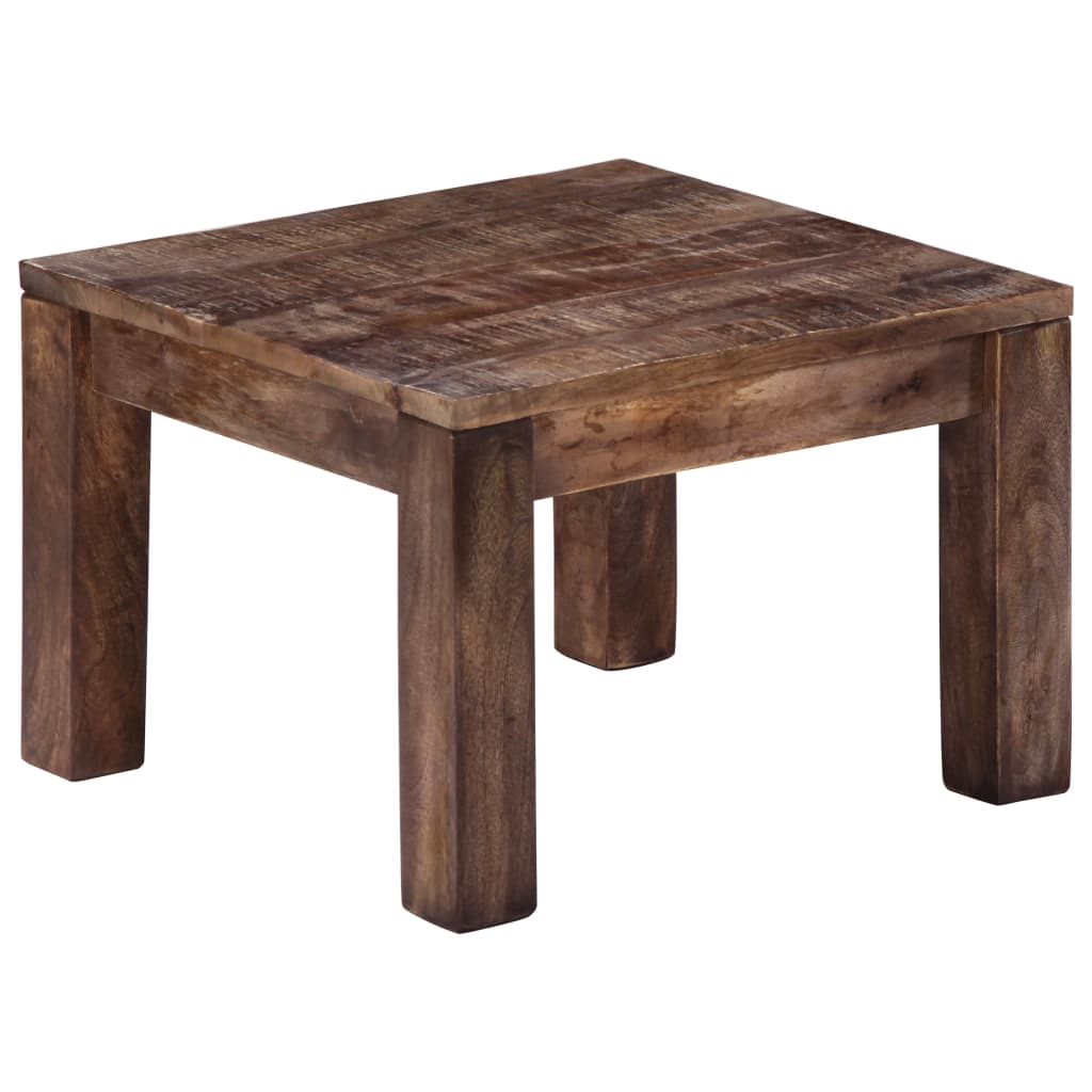Tavolino da Salotto 50x50x35 cm Legno Massello di Mango | homemem39