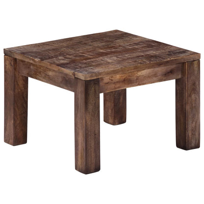 Tavolino da Salotto 50x50x35 cm Legno Massello di Mango | homemem39