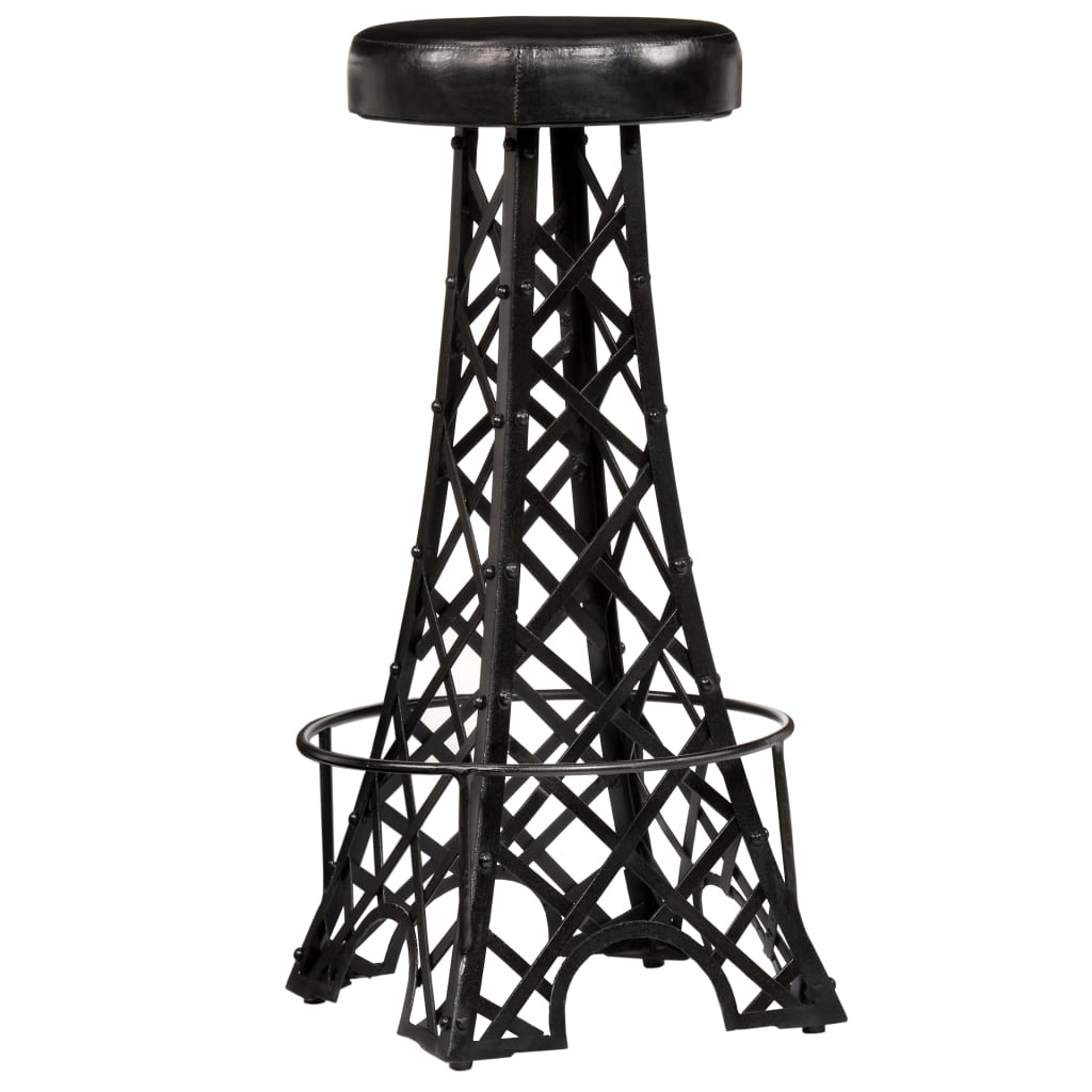 Sgabelli da Bar 2 pz in Vera Pelle - homemem39