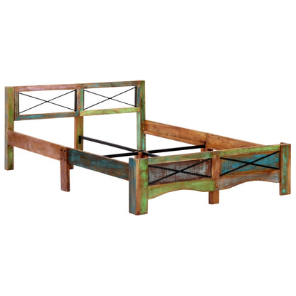 Giroletto senza Materasso in Legno di Recupero 140x200 cm | homemem39