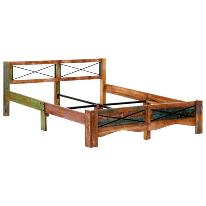 Giroletto senza Materasso in Legno di Recupero 160x200 cm | homemem39