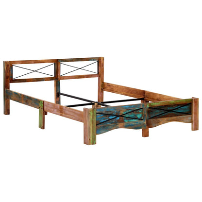 Giroletto senza Materasso in Legno di Recupero 160x200 cm