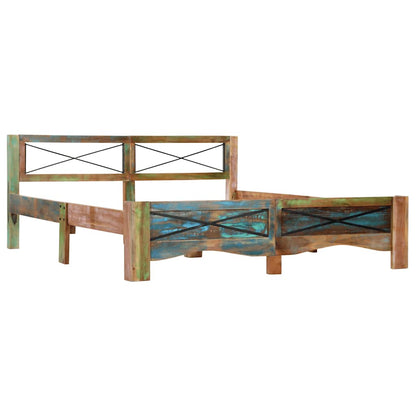 Giroletto senza Materasso in Legno di Recupero 160x200 cm