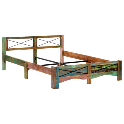 Giroletto senza Materasso in Legno di Recupero 160x200 cm | homemem39