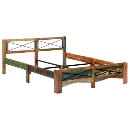 Giroletto senza Materasso in Legno di Recupero 160x200 cm | homemem39