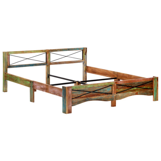 Giroletto senza Materasso in Legno di Recupero 180x200 cm | homemem39
