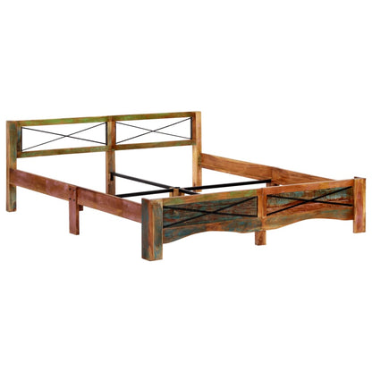 Giroletto senza Materasso in Legno di Recupero 180x200 cm | homemem39