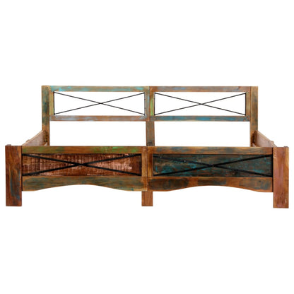 Giroletto senza Materasso in Legno di Recupero 180x200 cm | homemem39
