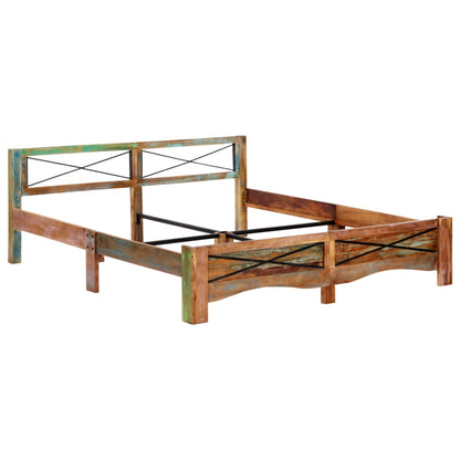 Giroletto senza Materasso in Legno di Recupero 180x200 cm | homemem39