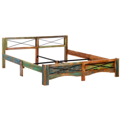 Giroletto senza Materasso in Legno di Recupero 180x200 cm | homemem39