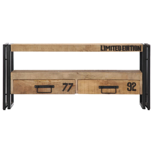 Mobile Porta TV 100x30x45 cm in Legno Massello di Mango - homemem39