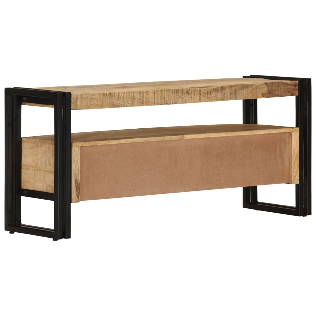Mobile Porta TV 100x30x45 cm in Legno Massello di Mango - homemem39