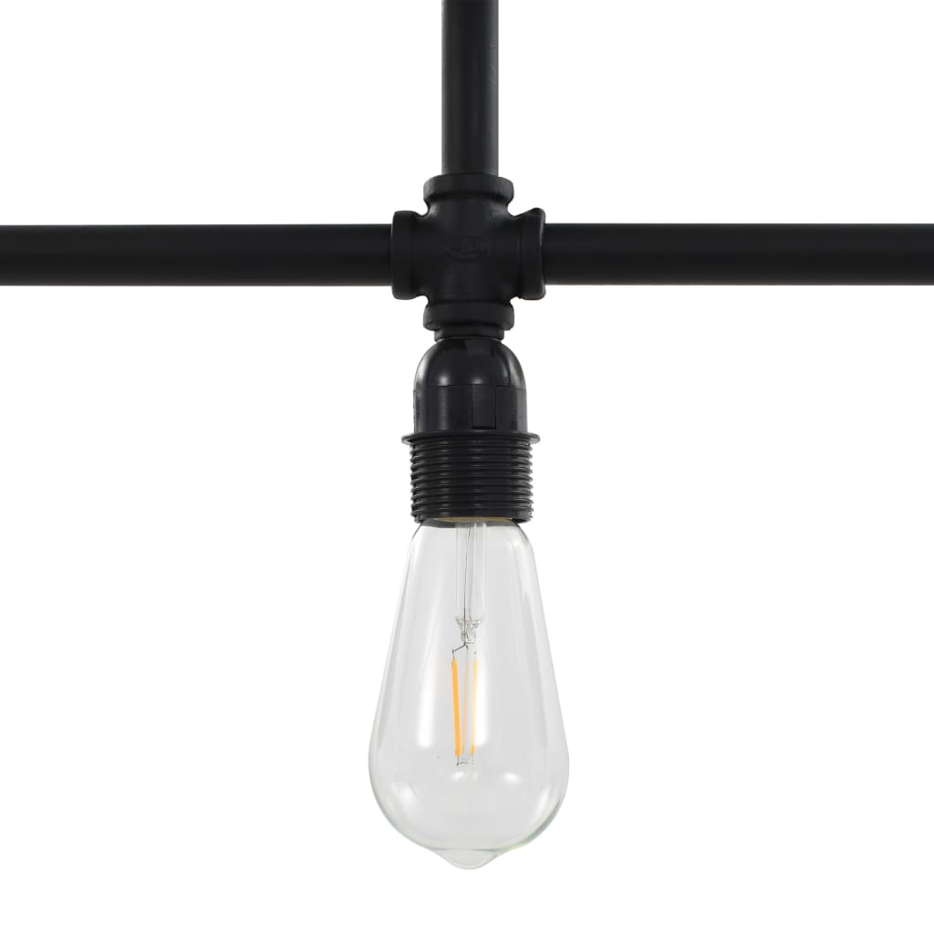 Lampadario Nero per 3 Lampadine E27