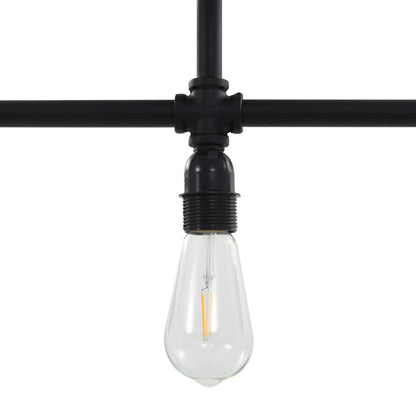 Lampadario Nero per 3 Lampadine E27