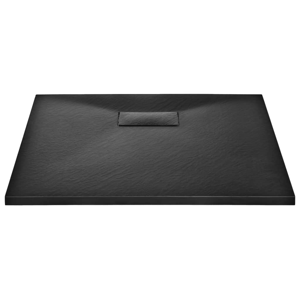 Piatto Doccia in SMC Nero 90x90 cm - homemem39