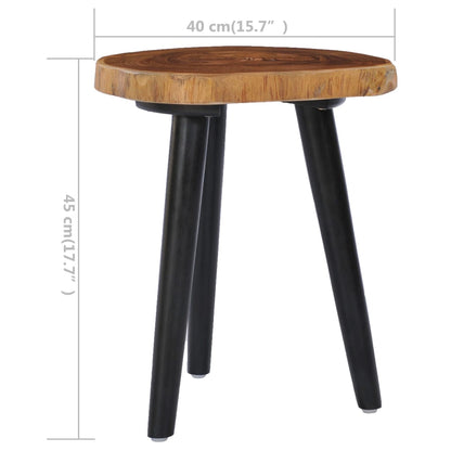 Tavolino da Salotto 40x45 cm in Massello di Teak | homemem39