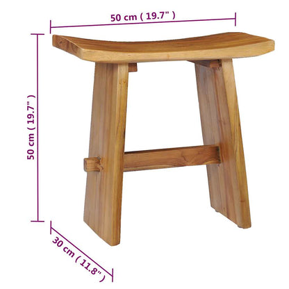 Sgabello in Legno Massello di Teak | homemem39