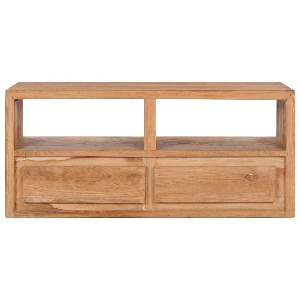 Mobile Porta TV 90x30x40 cm in Legno Massello di Teak | homemem39