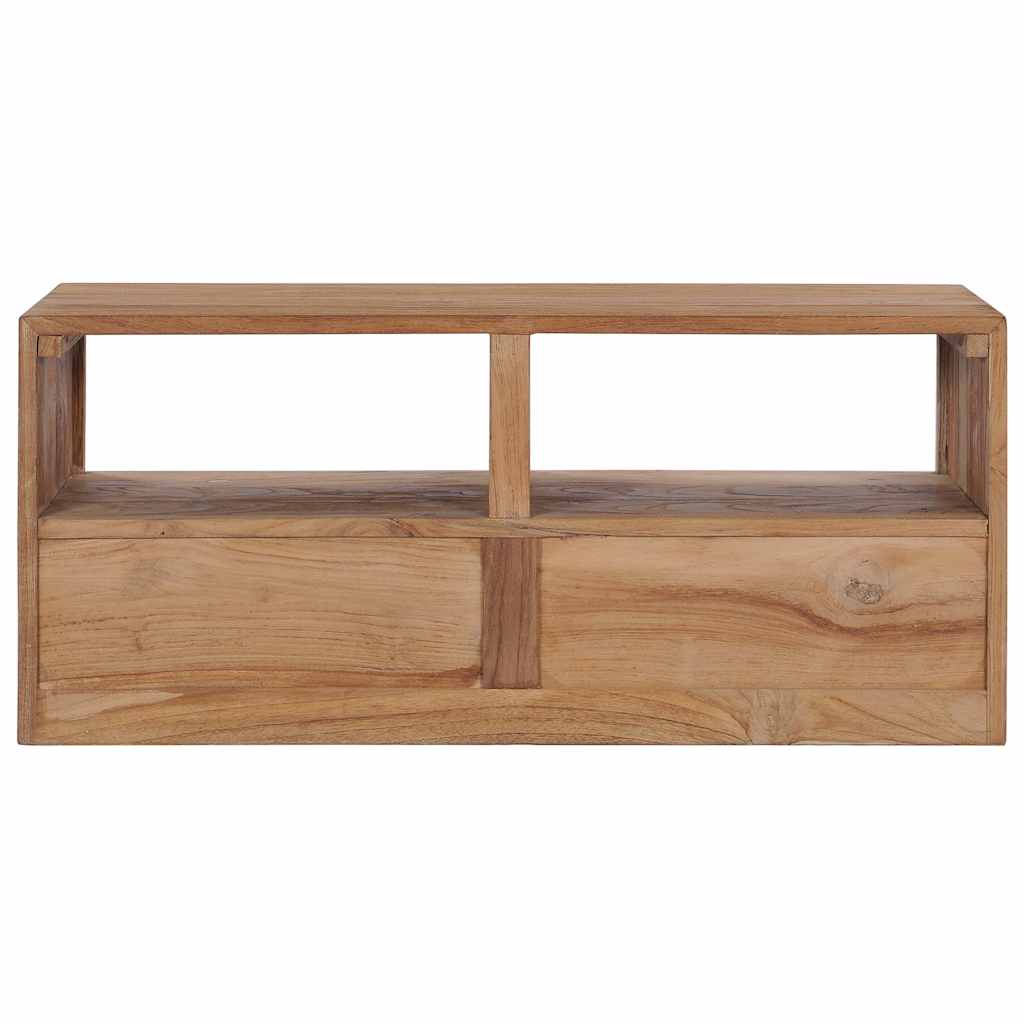 Mobile Porta TV 90x30x40 cm in Legno Massello di Teak | homemem39