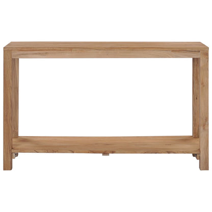 Tavolo Consolle 120x35x75 cm in Legno Massello di Teak