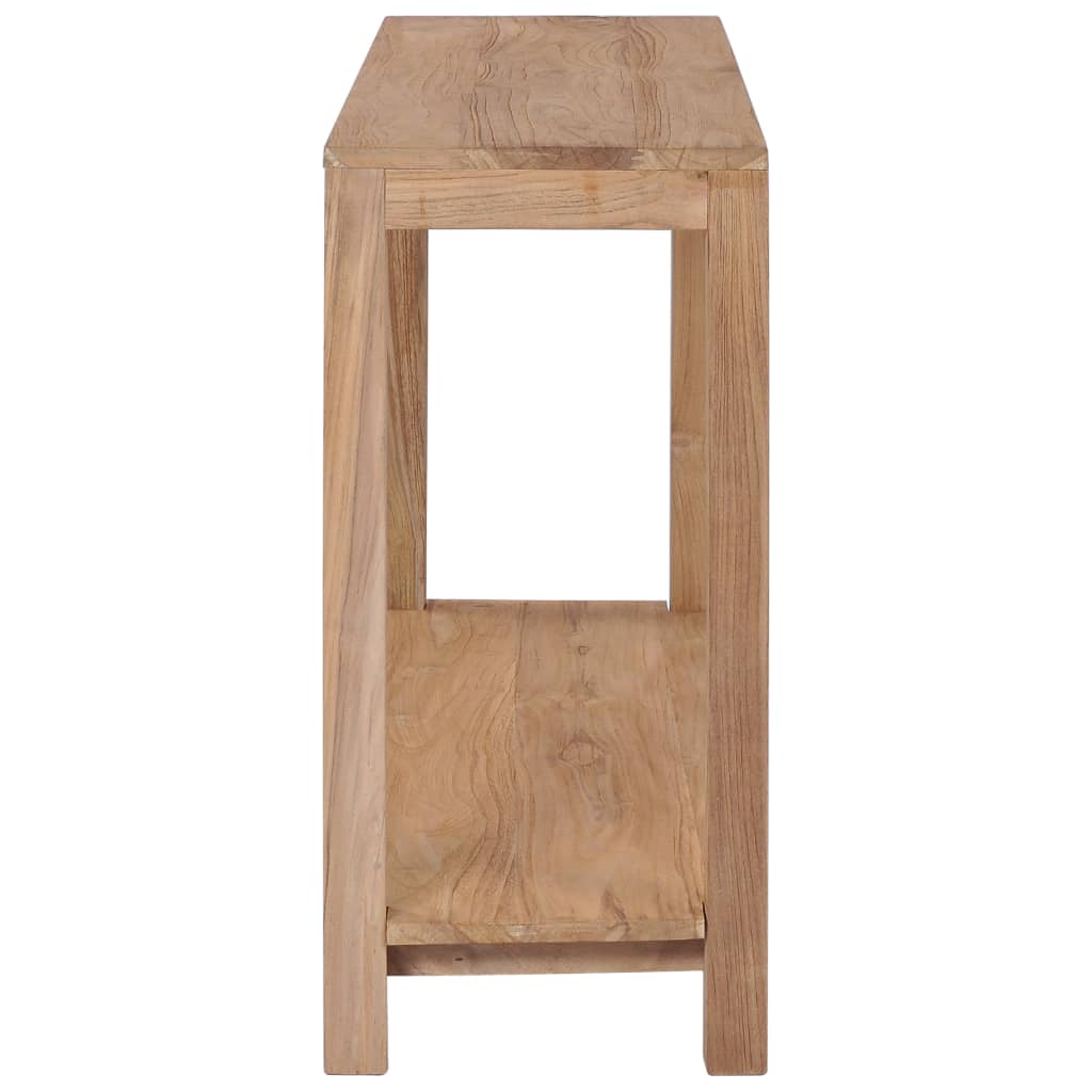 Tavolo Consolle 120x35x75 cm in Legno Massello di Teak