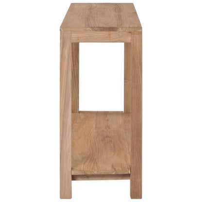 Tavolo Consolle 120x35x75 cm in Legno Massello di Teak