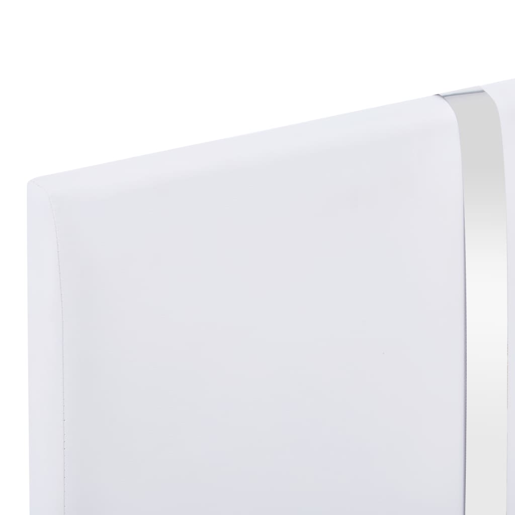 Giroletto senza Materasso Bianco in Similpelle 90x200 cm | homemem39