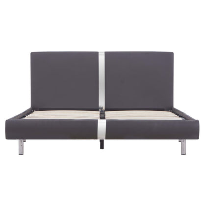 Giroletto senza Materasso Grigio Similpelle 140x200 cm | homemem39