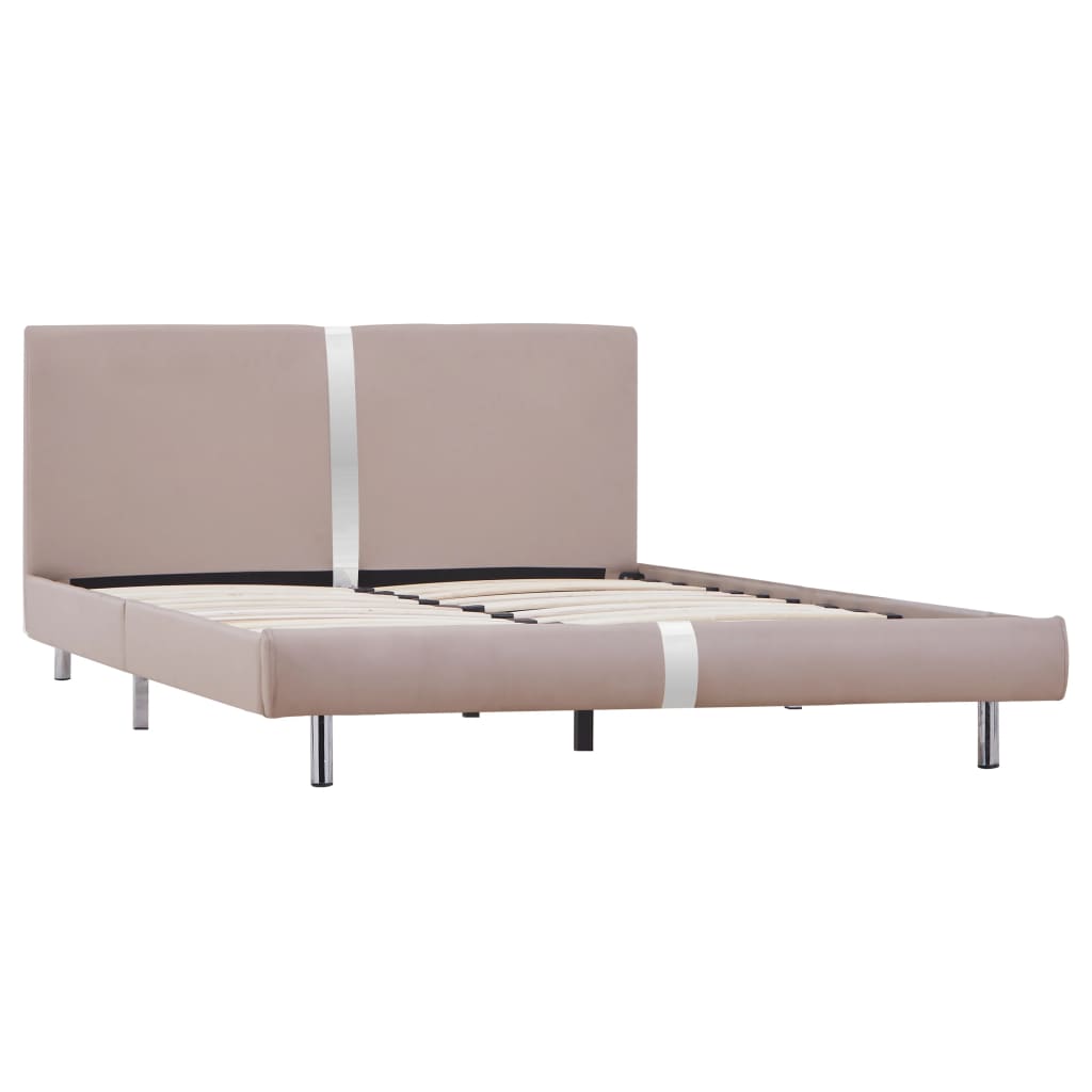 Giroletto senza Materasso Cappuccino in Similpelle 140x200 cm | homemem39