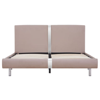 Giroletto senza Materasso Cappuccino in Similpelle 140x200 cm | homemem39