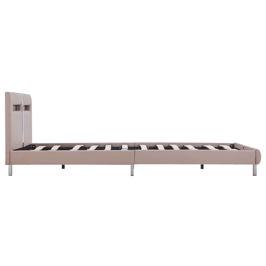 Giroletto con LED senza Materasso Cappuccino 120x200 cm | homemem39
