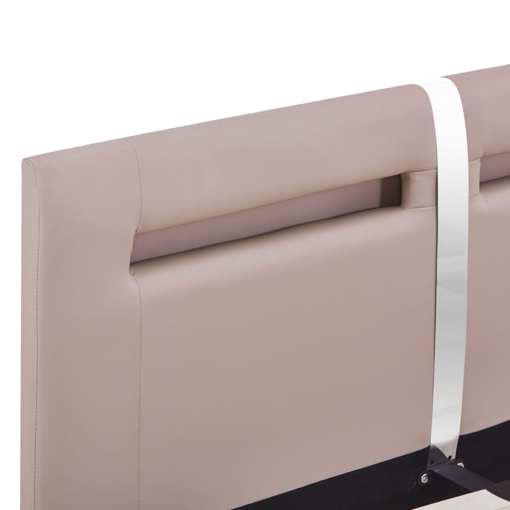 Giroletto con LED senza Materasso Cappuccino 120x200 cm | homemem39