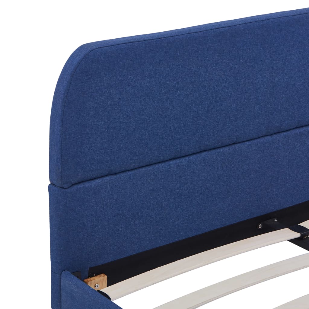 Giroletto senza Materasso Blu 140x200 cm in Tessuto | homemem39