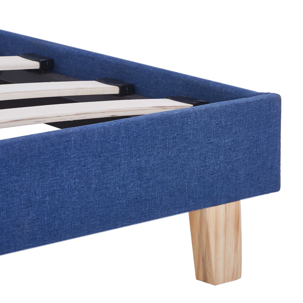 Giroletto senza Materasso Blu 140x200 cm in Tessuto | homemem39