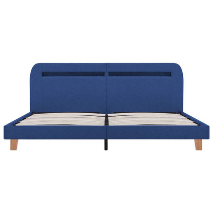 Giroletto con LED senza Materasso Blu 180x200 cm in Tessuto | homemem39