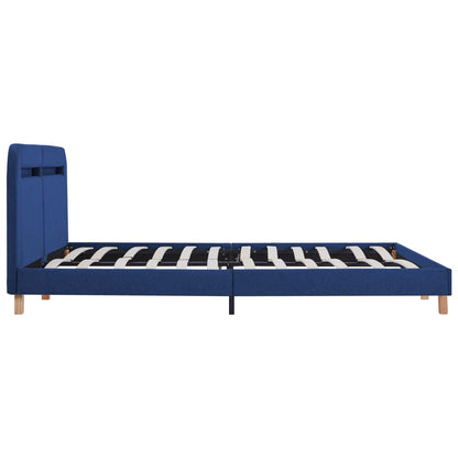 Giroletto con LED senza Materasso Blu 180x200 cm in Tessuto | homemem39