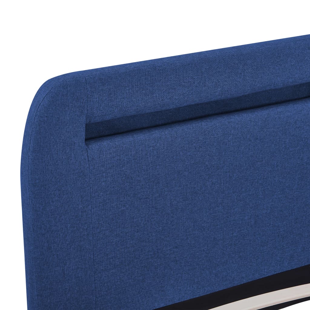 Giroletto con LED senza Materasso Blu 180x200 cm in Tessuto | homemem39