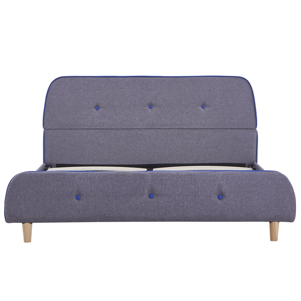 Giroletto senza Materasso Grigio Chiaro 140x200 cm Tessuto | homemem39