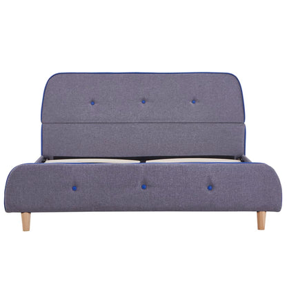 Giroletto senza Materasso Grigio Chiaro 140x200 cm Tessuto | homemem39