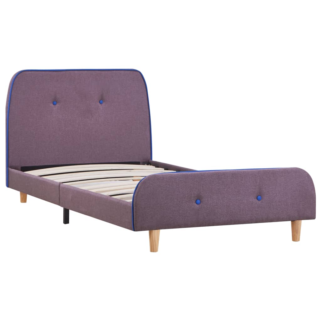 Giroletto senza Materasso Tortora 90x200 cm in Tessuto | homemem39