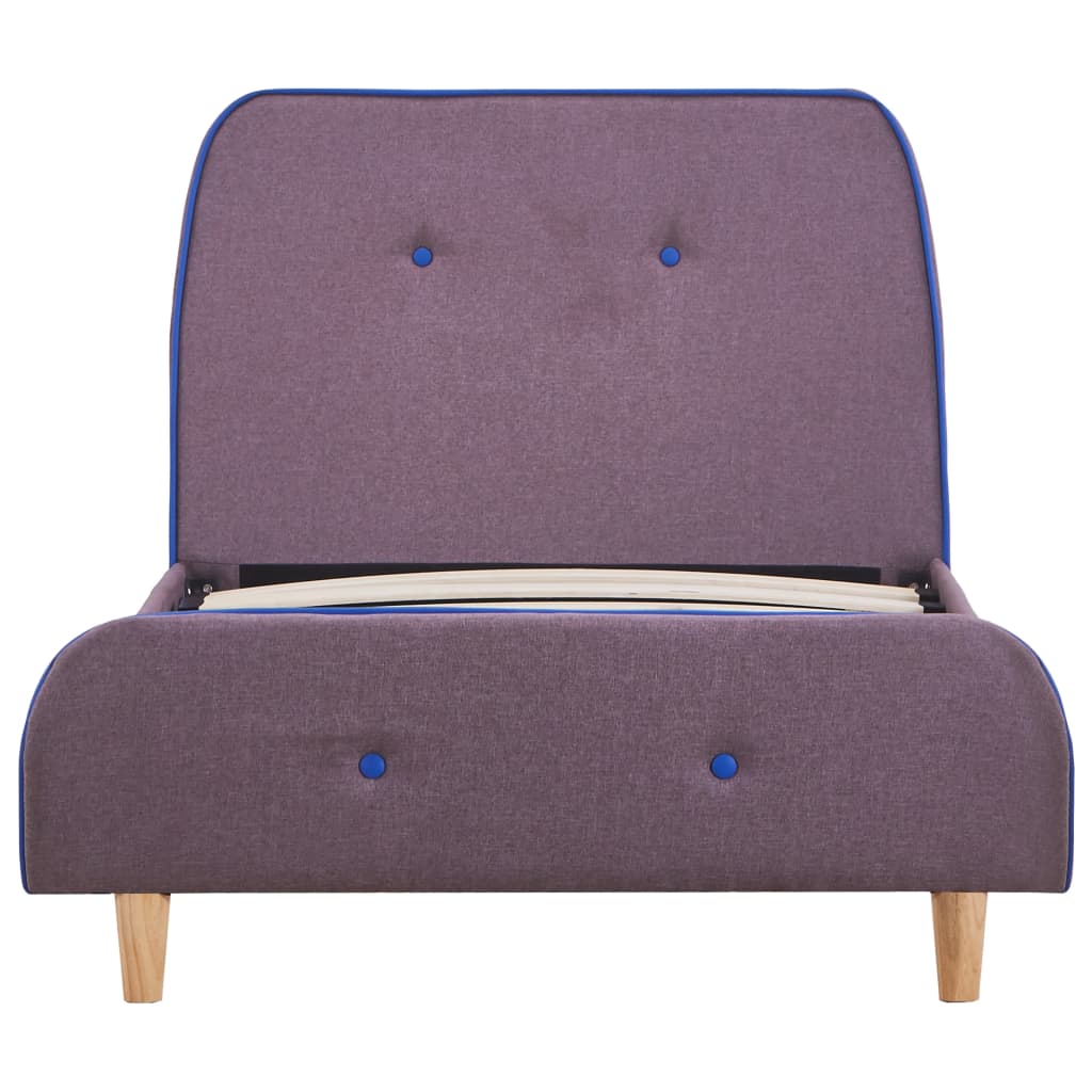 Giroletto senza Materasso Tortora 90x200 cm in Tessuto | homemem39