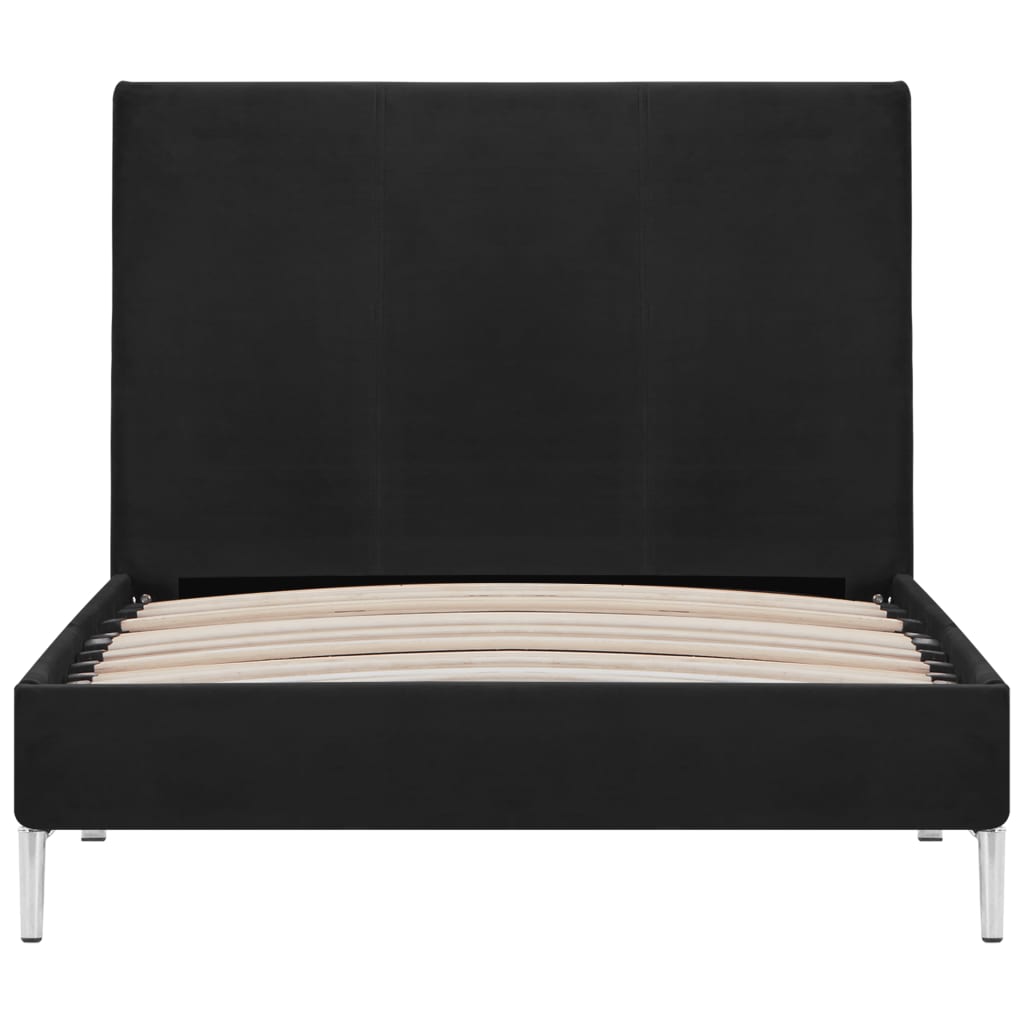 Giroletto senza Materasso Nero 90x200 cm in Tessuto | homemem39