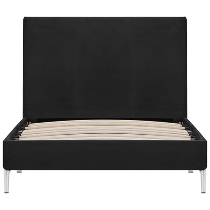 Giroletto senza Materasso Nero 90x200 cm in Tessuto | homemem39