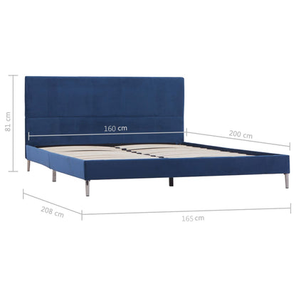 Giroletto Blu in Tessuto 160x200 cm | homemem39