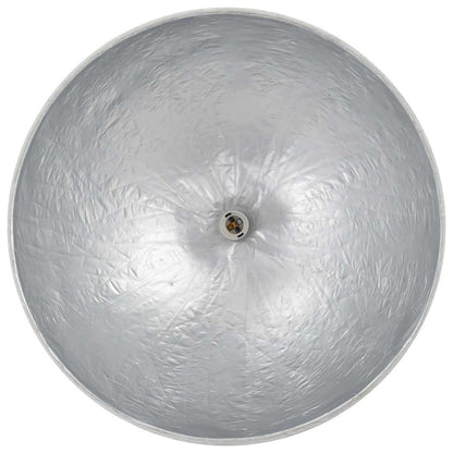 Lampadario da Soffitto Bianco e Argento Ø50 cm E27 - homemem39