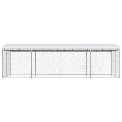 Canile da Esterno con Tetto 7,6x3,8x2,3 m | homemem39
