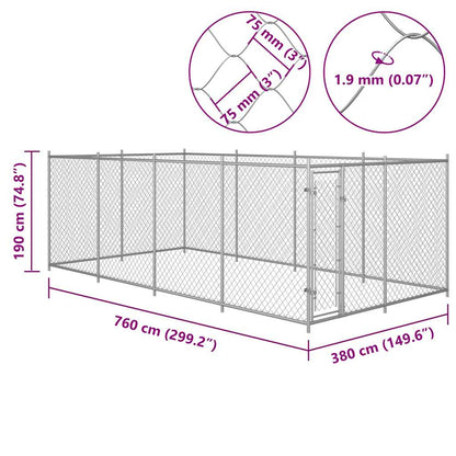 Canile da Esterno 7,6x3,8x1,9 m - homemem39