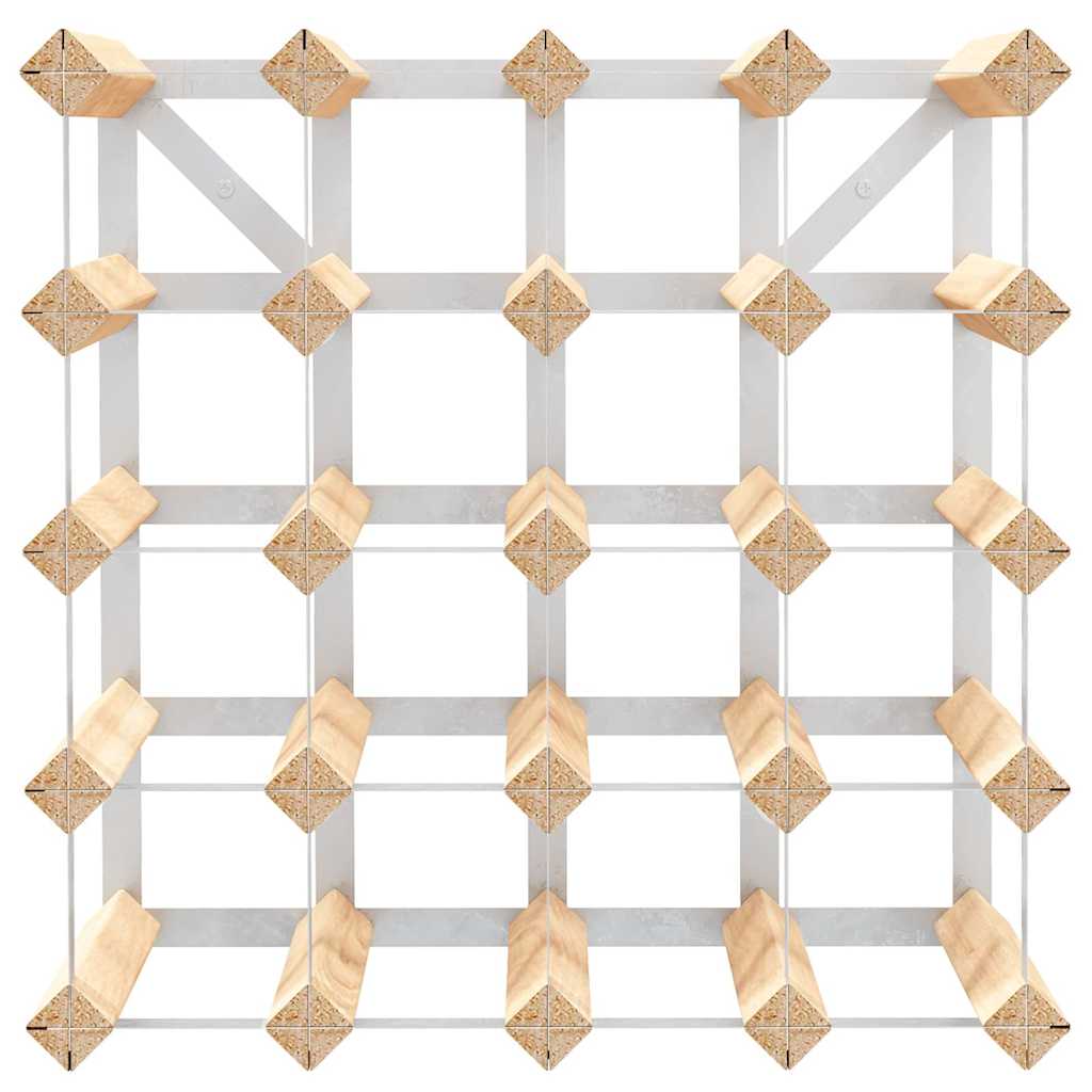 Portavini da 20 Bottiglie in Legno Massello di Pino