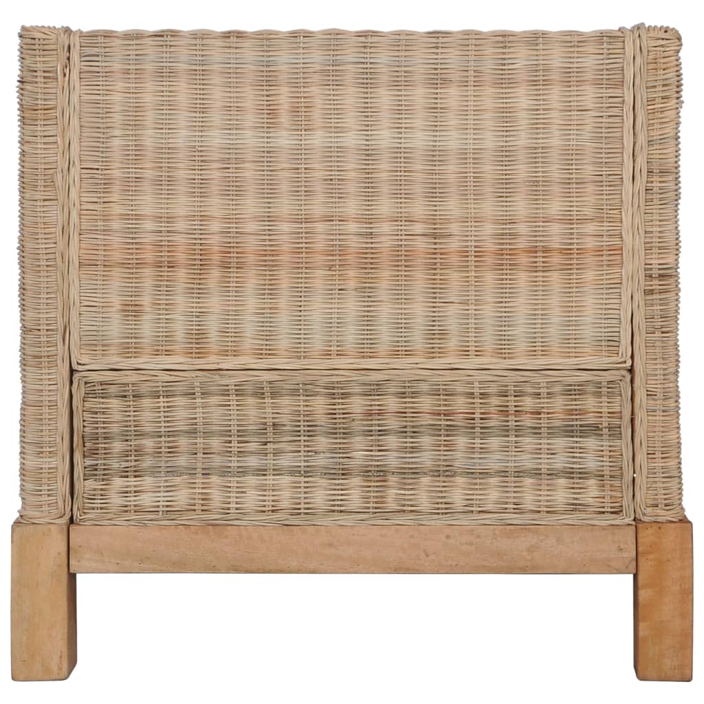 Armchair with Natural Rattan Cushions