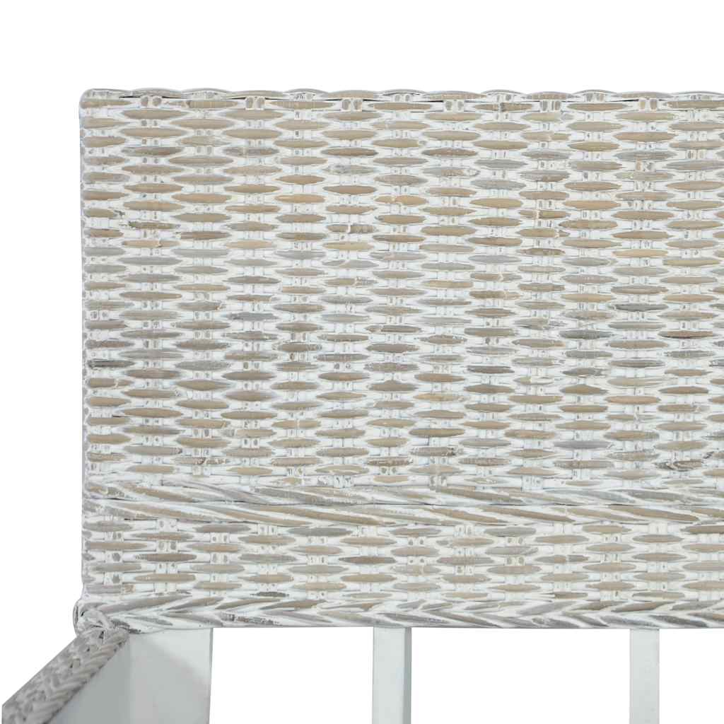 Giroletto senza Materasso Grigio Vero Rattan 140x200 cm
